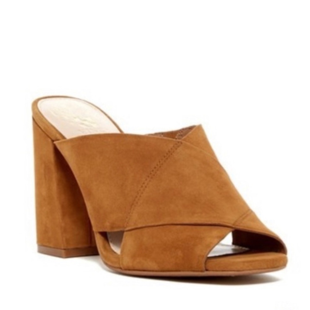 Vince Camuto WMNS 9.5 Jevan Suede Heel Mule - worn twice!